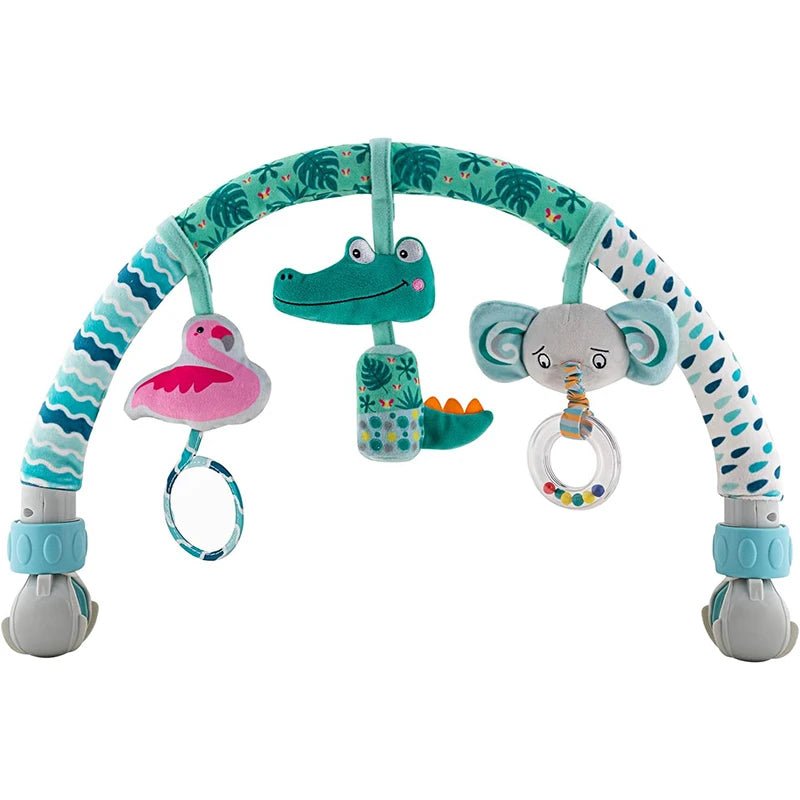 Móbile Arco de Atividades para Carrinho de Bebê - Brinquedo Montessori #Product_type# - Desenvolvimento infantil