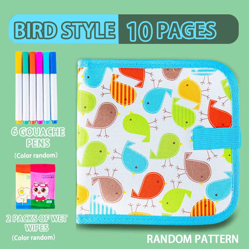 Livro de Desenho Apagável Infantil