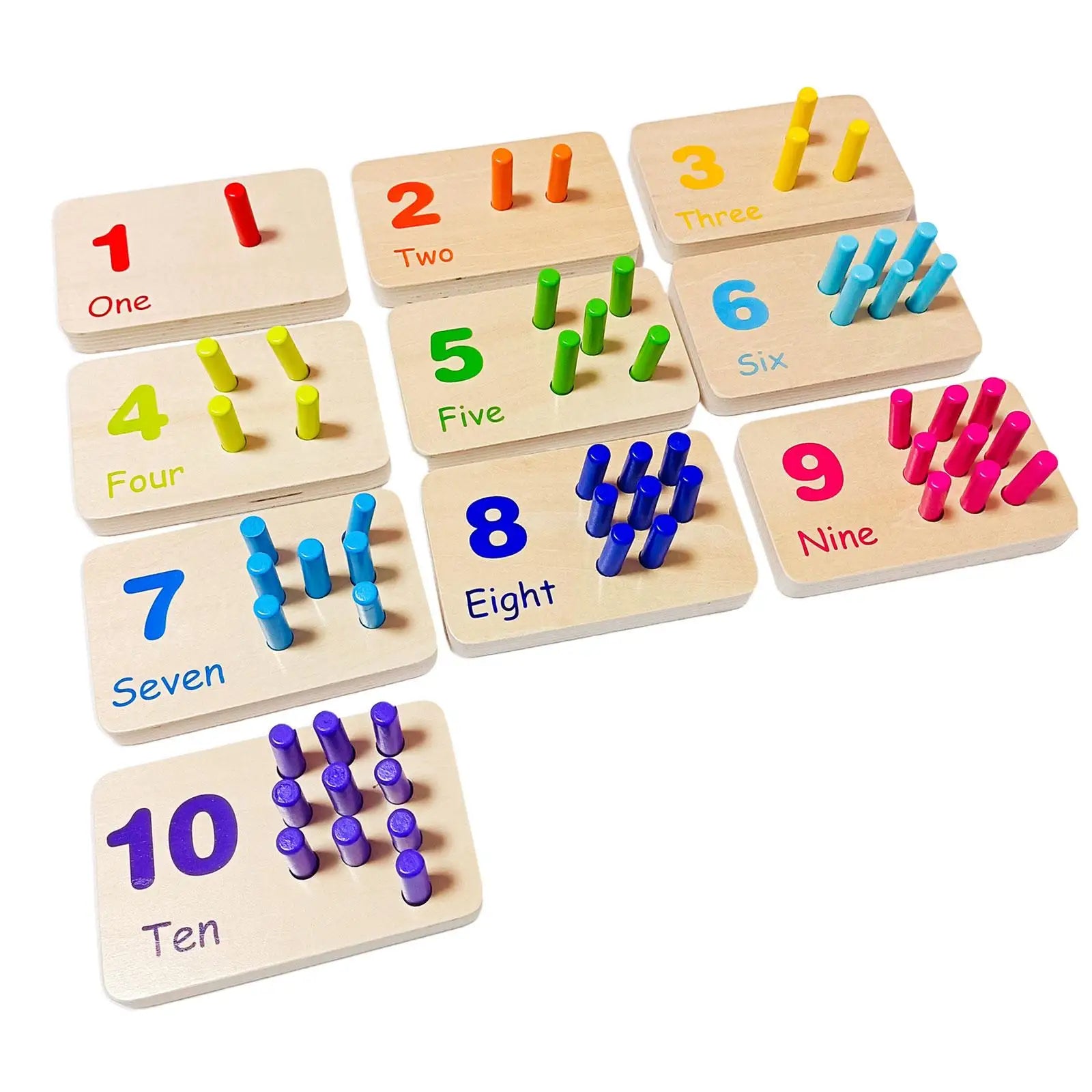 Tabuleiro de Contagem Montessori - Brinquedo Montessori #Product_type# - Desenvolvimento infantil