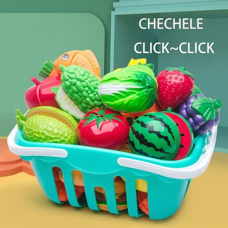 Frutas, Vegetais e Acessórios Cozinha Infantil - Brinquedo Montessori #Product_type# - Desenvolvimento infantil