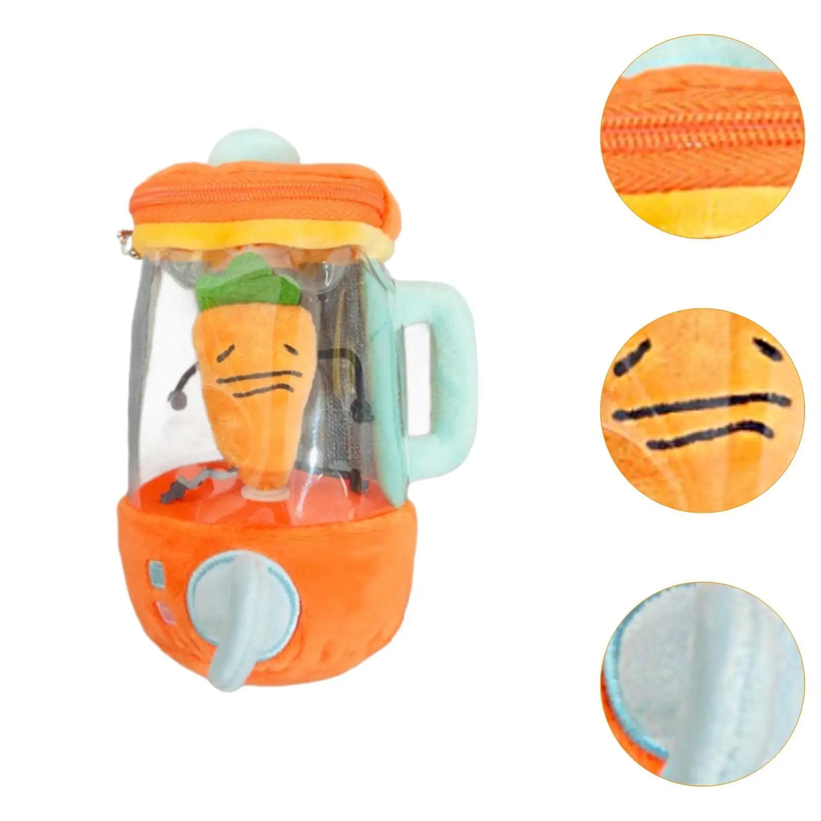 Pelúcia Liquidificador com Cenoura - Brinquedo Montessori #Product_type# - Desenvolvimento infantil