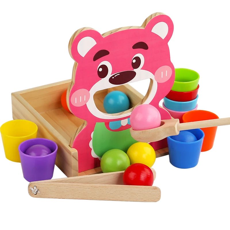 Jogo Montessori Cores e Equilibrio - Brinquedo Montessori #Product_type# - Desenvolvimento infantil