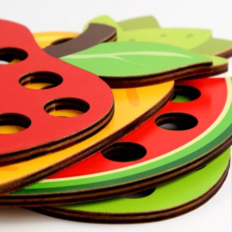 Kit 4 Brinquedos de Alinhavo - Montessori - Brinquedo Montessori #Product_type# - Desenvolvimento infantil