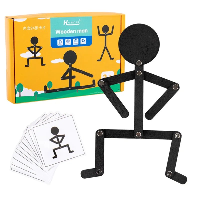 Brinquedo Quebra Cabeça Atleta - Brinquedo Montessori #Product_type# - Desenvolvimento infantil