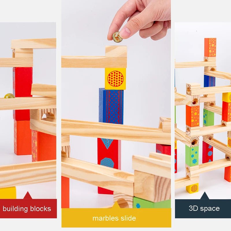 Pista de Bolinhas de Gude - Brinquedo Montessori #Product_type# - Desenvolvimento infantil