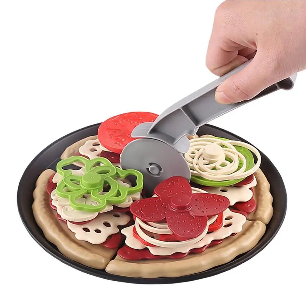 Kit Pizza de Brinquedo - Lançamento - Brinquedo Montessori #Product_type# - Desenvolvimento infantil