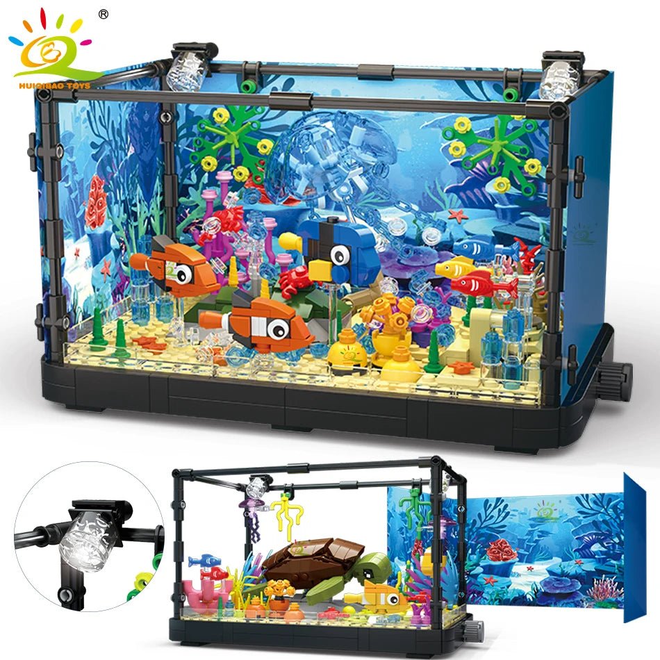 Blocos de Construção Aquarium - Brinquedo Montessori #Product_type# - Desenvolvimento infantil