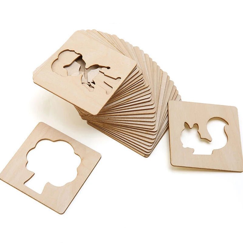 32 Réguas de Desenho - Brinquedo Montessori #Product_type# - Desenvolvimento infantil