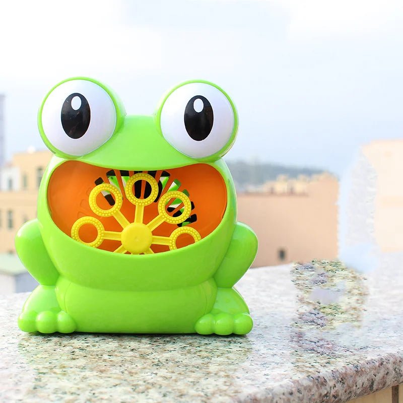 Máquina de Bolhas Automática - Sapo - Brinquedo Montessori #Product_type# - Desenvolvimento infantil