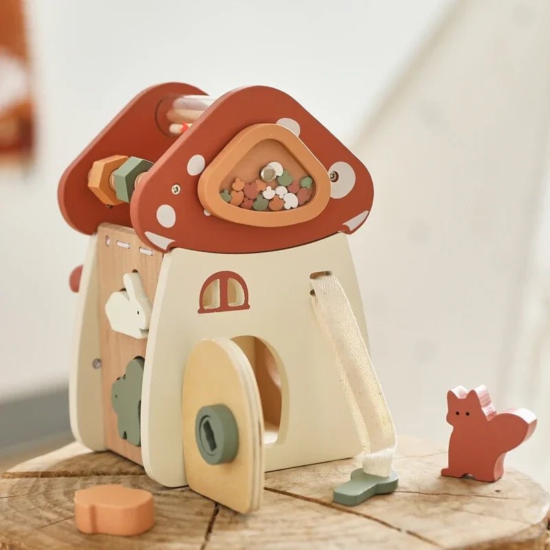 Casa Cogumelo 5 em 1 - Brinquedo Montessori #Product_type# - Desenvolvimento infantil