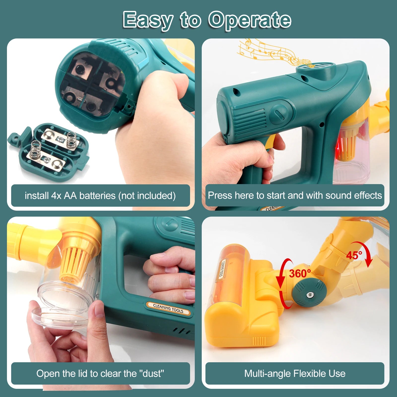 Mini Aspirador Infantil - Brinquedo Montessori #Product_type# - Desenvolvimento infantil