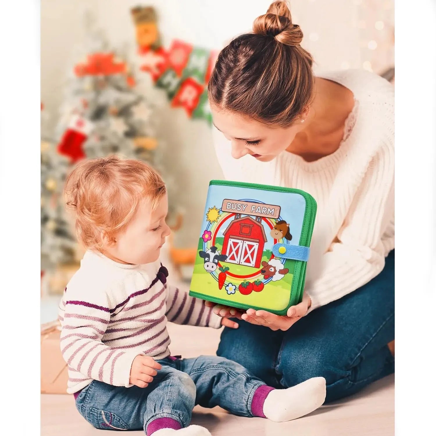 Livro Interativo Infantil - Brinquedo Montessori #Product_type# - Desenvolvimento infantil