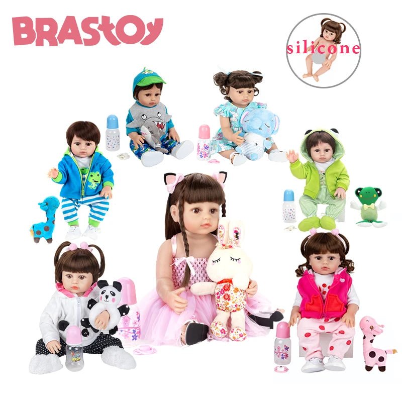 Boneca Reborn Brastoy - Brinquedo Montessori #Product_type# - Desenvolvimento infantil