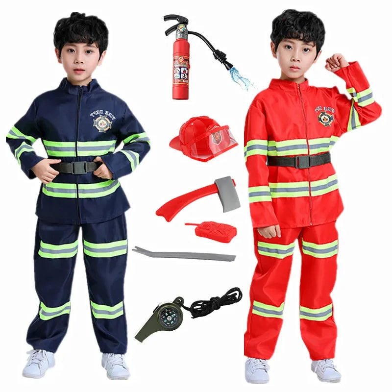 Fantasia de Bombeiro Infantil - Brinquedo Montessori #Product_type# - Desenvolvimento infantil