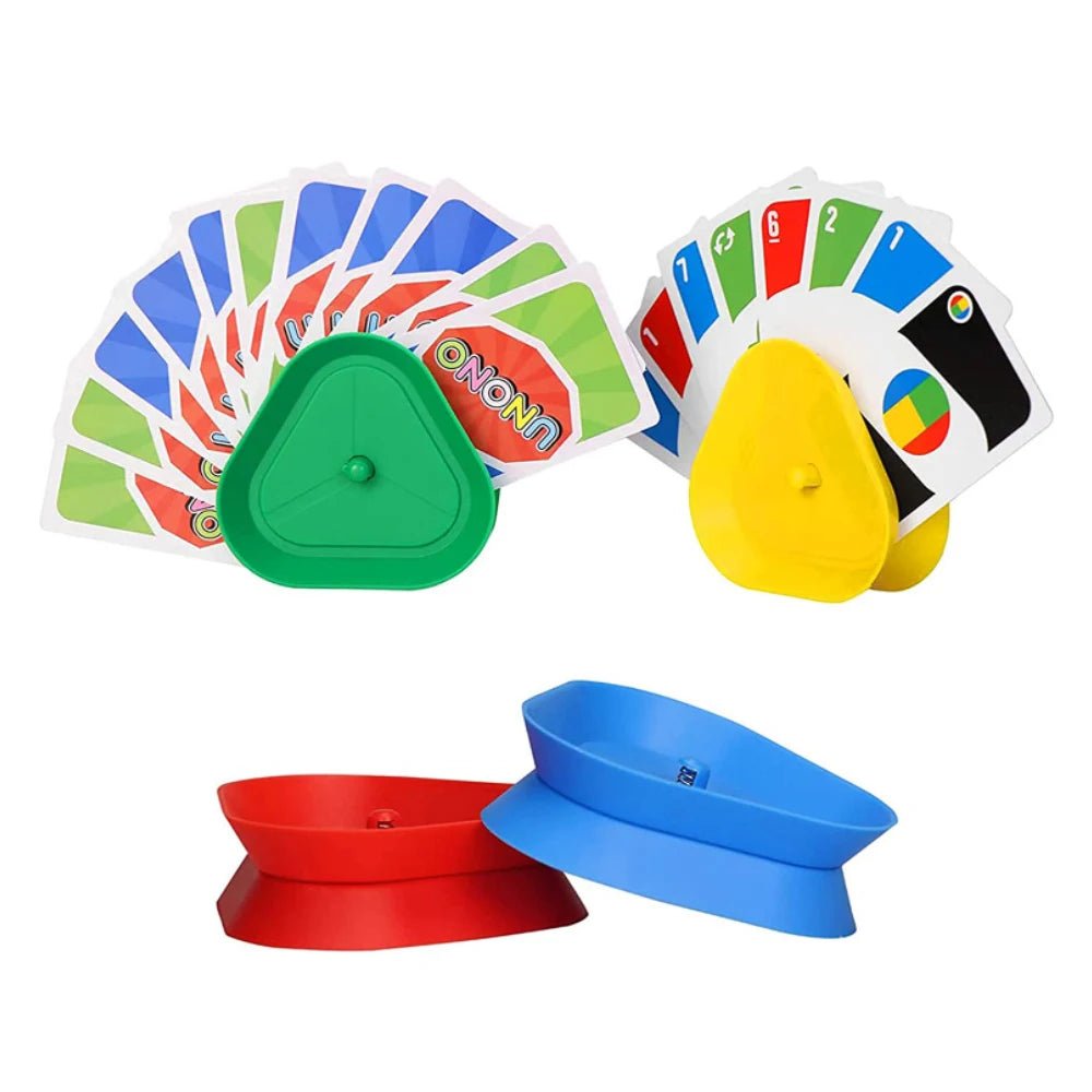 Kit de 4 Suportes para Cartas Baralho - Brinquedo Montessori #Product_type# - Desenvolvimento infantil