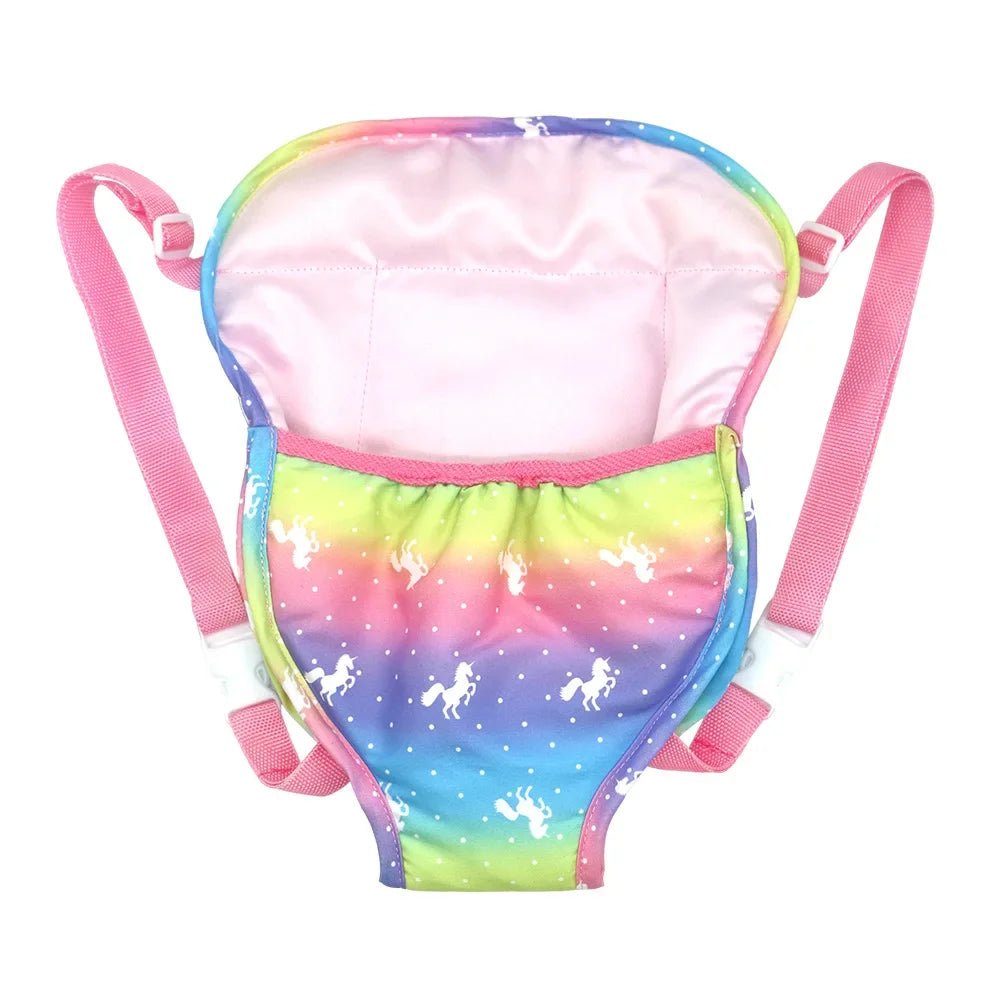Mochila para Boneca - Brinquedo Montessori #Product_type# - Desenvolvimento infantil