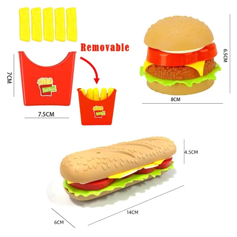 Brinquedo - Fast Food - Brinquedo Montessori #Product_type# - Desenvolvimento infantil