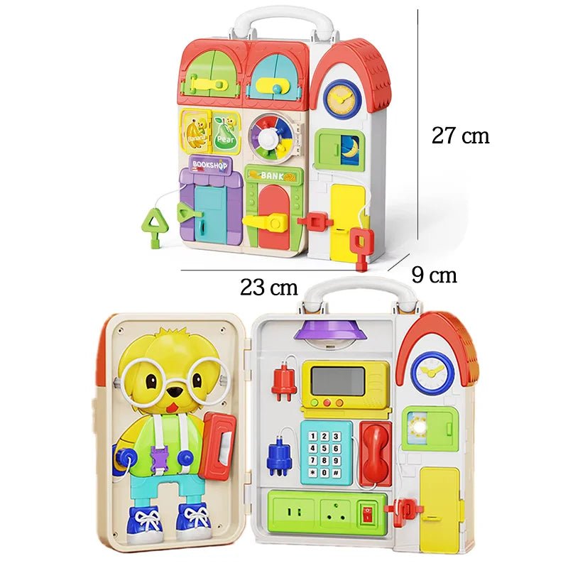 Brinquedo Painel Sensorial - Brinquedo Montessori #Product_type# - Desenvolvimento infantil