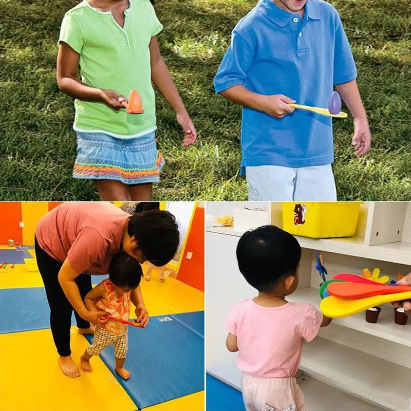 Conjunto de 6 Colheres de Equilíbrio - Brinquedo Montessori #Product_type# - Desenvolvimento infantil
