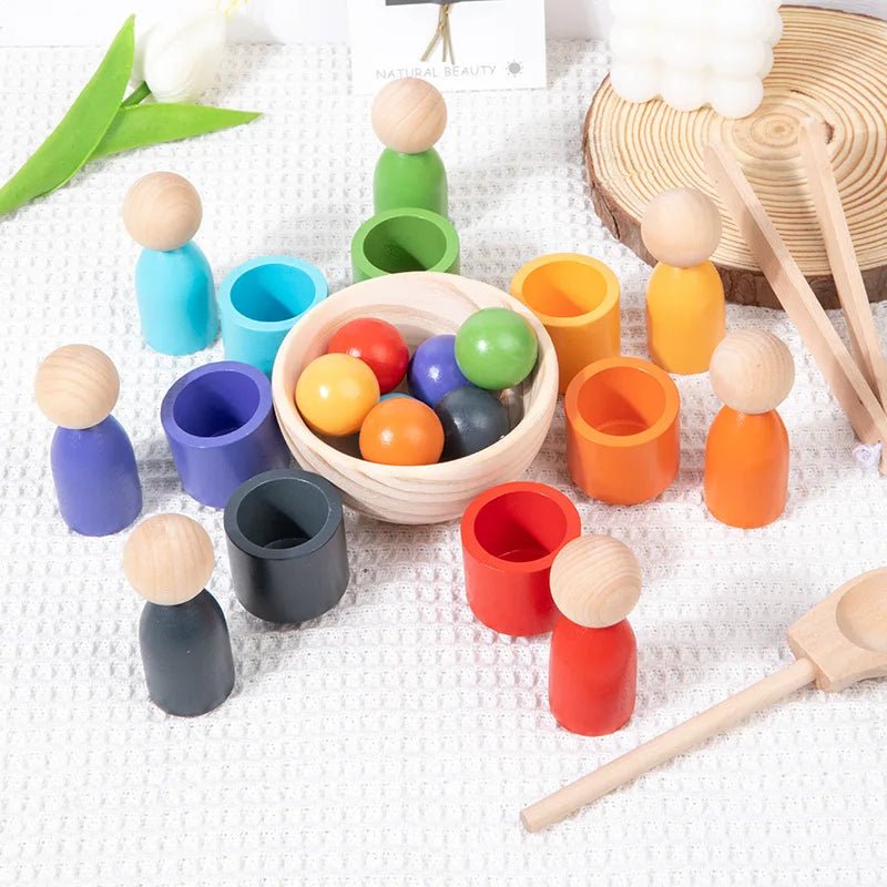 Jogo Montessori de Classificação de Cores - Brinquedo Montessori #Product_type# - Desenvolvimento infantil
