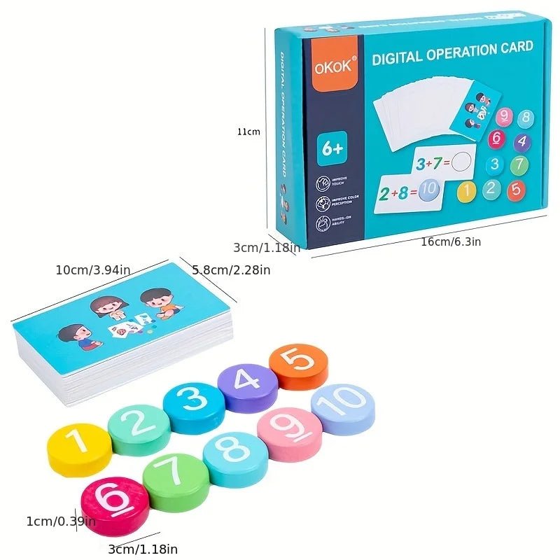 Brinquedos de Matemática Montessori - Brinquedo Montessori #Product_type# - Desenvolvimento infantil