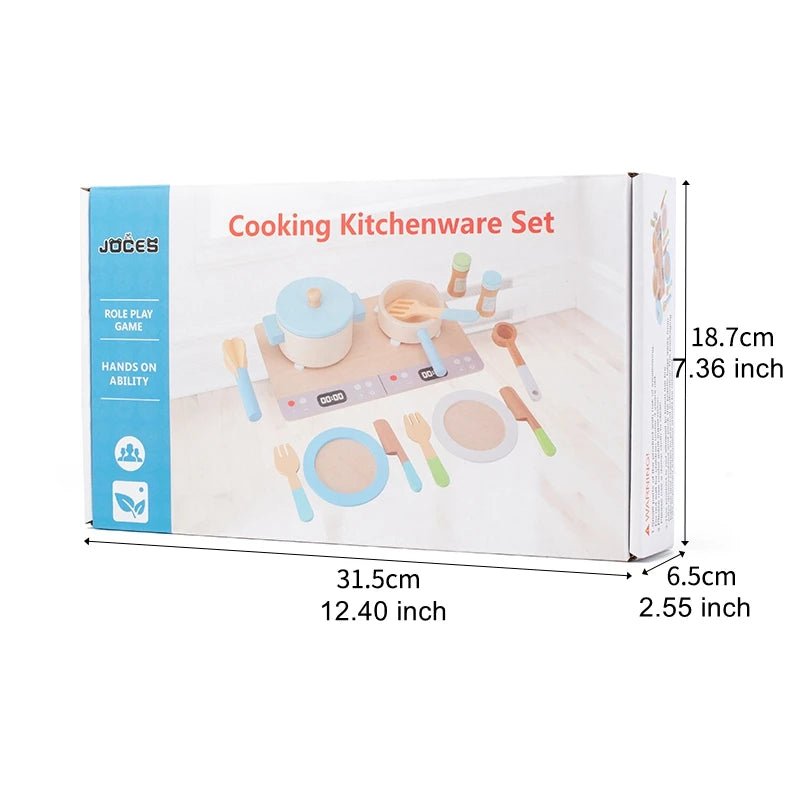Cooktop e Acessórios em Madeira - Brinquedo Montessori #Product_type# - Desenvolvimento infantil
