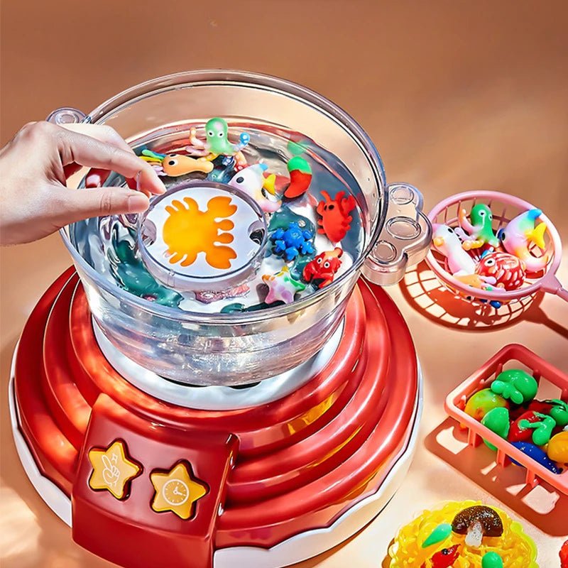 Brinquedo Panela Hot Pot - Brinquedo Montessori #Product_type# - Desenvolvimento infantil