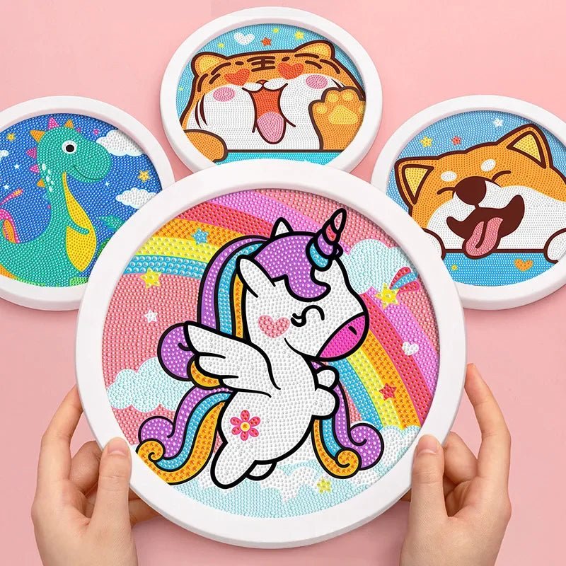 Quadro Pintura com Diamantes - Brinquedo Montessori #Product_type# - Desenvolvimento infantil