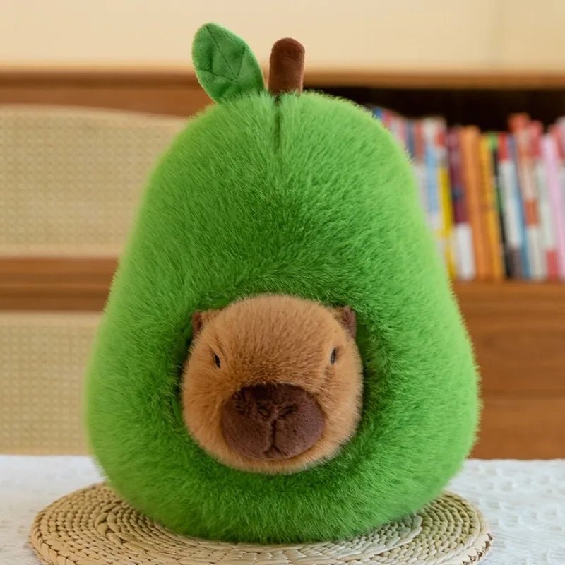 Pelúcia Capivara com Abacate - Brinquedo Montessori #Product_type# - Desenvolvimento infantil
