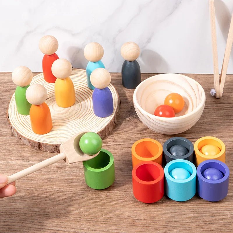 Jogo Montessori de Classificação de Cores - Brinquedo Montessori #Product_type# - Desenvolvimento infantil