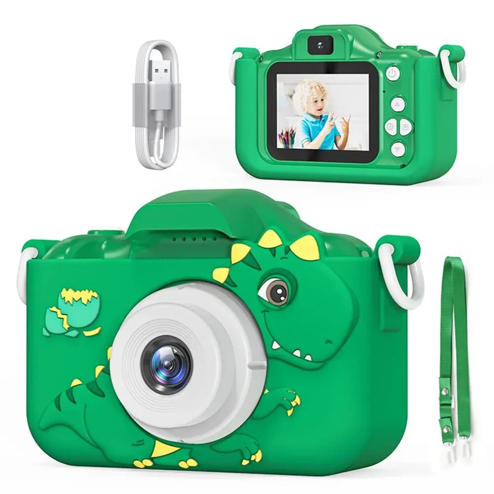 Câmera Digital Infantil - Dino - Brinquedo Montessori #Product_type# - Desenvolvimento infantil