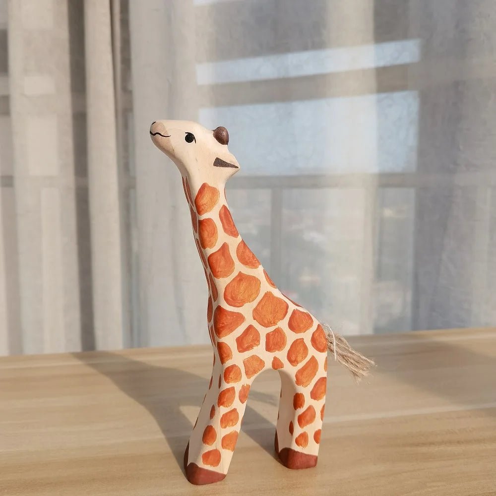 Animais Artesanais de Madeira - Brinquedo Montessori #Product_type# - Desenvolvimento infantil