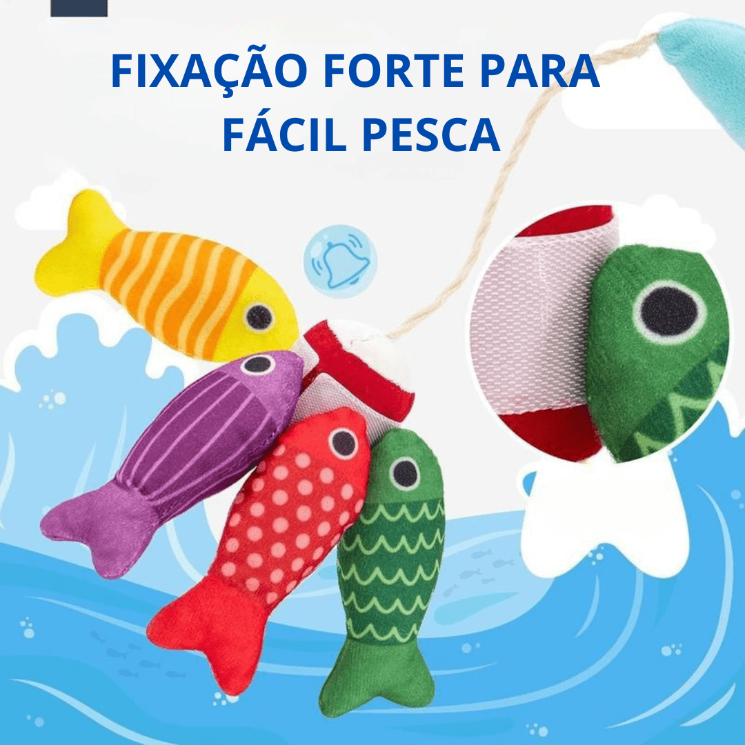 Brinquedo Pesca em Tecido - Brinquedo Montessori #Product_type# - Desenvolvimento infantil