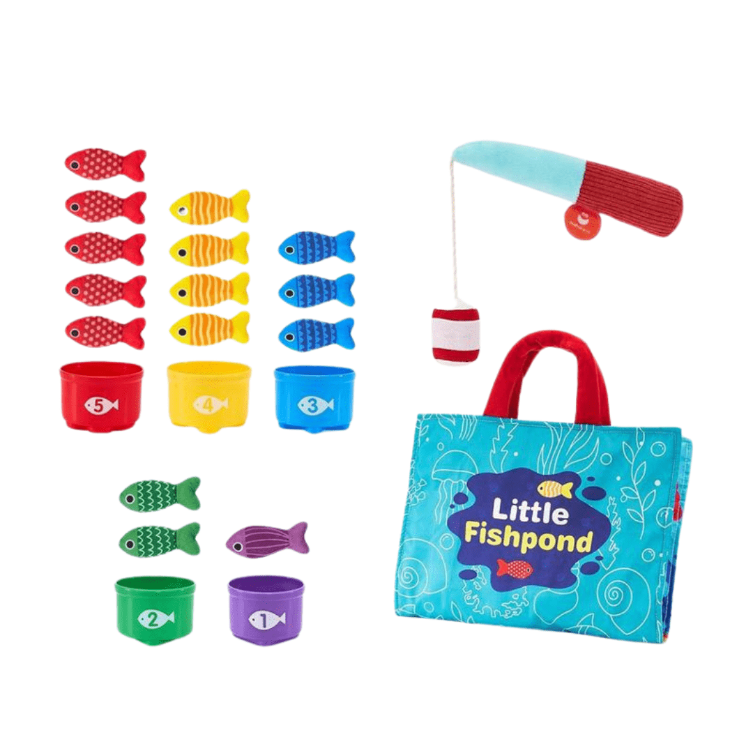 Brinquedo Pesca em Tecido - Brinquedo Montessori #Product_type# - Desenvolvimento infantil