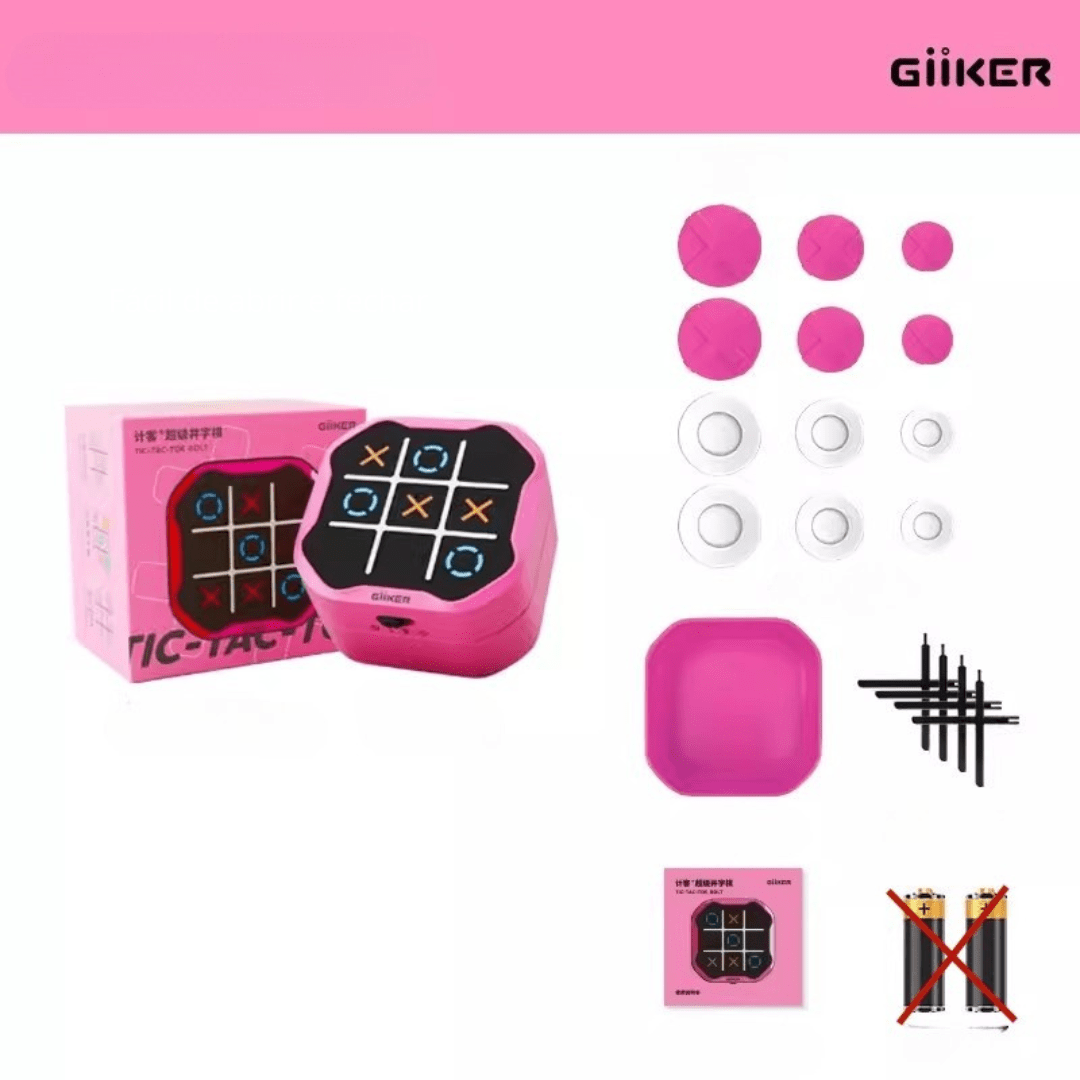 Jogo da Velha Eletrônico - Giiker Original - Brinquedo Montessori #Product_type# - Desenvolvimento infantil
