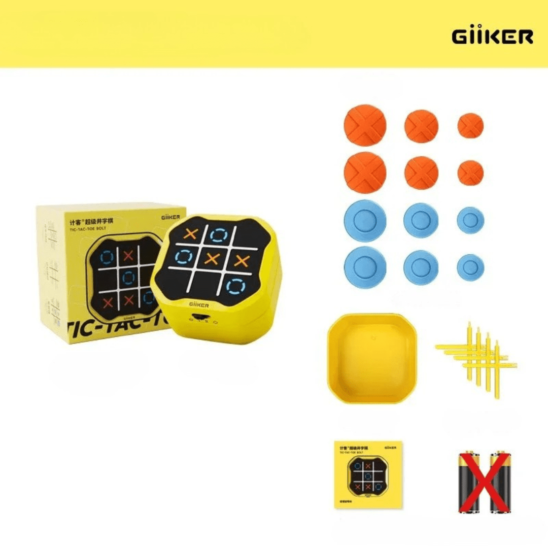 Jogo da Velha Eletrônico - Giiker Original - Brinquedo Montessori #Product_type# - Desenvolvimento infantil