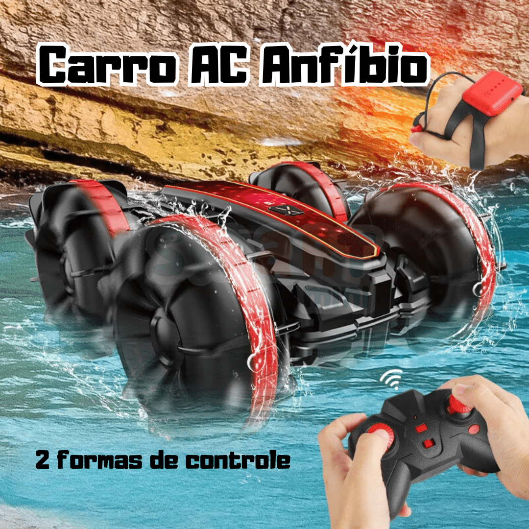 Carro de Controle Remoto Anfíbio - Brinquedo Montessori #Product_type# - Desenvolvimento infantil