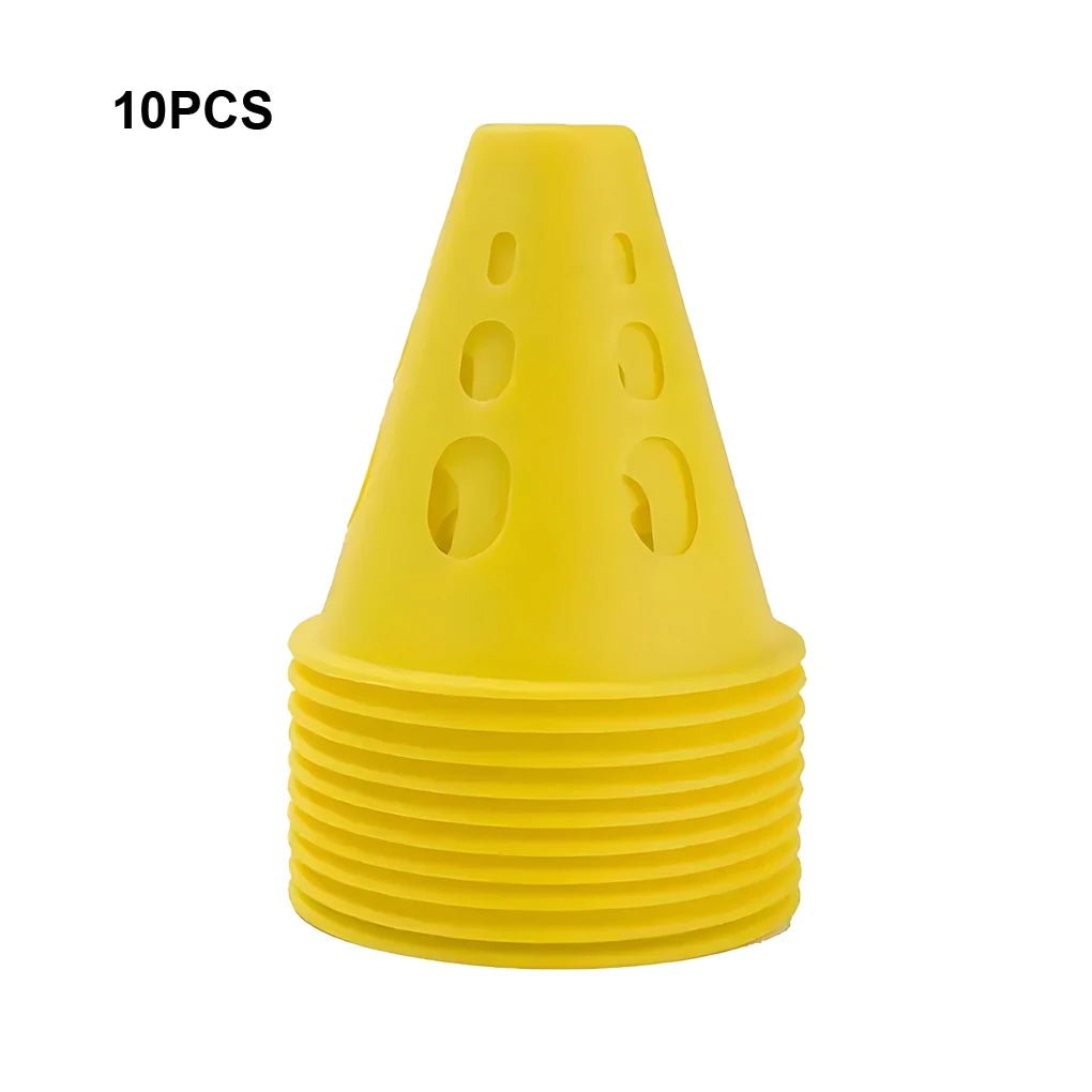 Kit 10 Cones de Plástico Coloridos para Treinamento - Brinquedo Montessori #Product_type# - Desenvolvimento infantil
