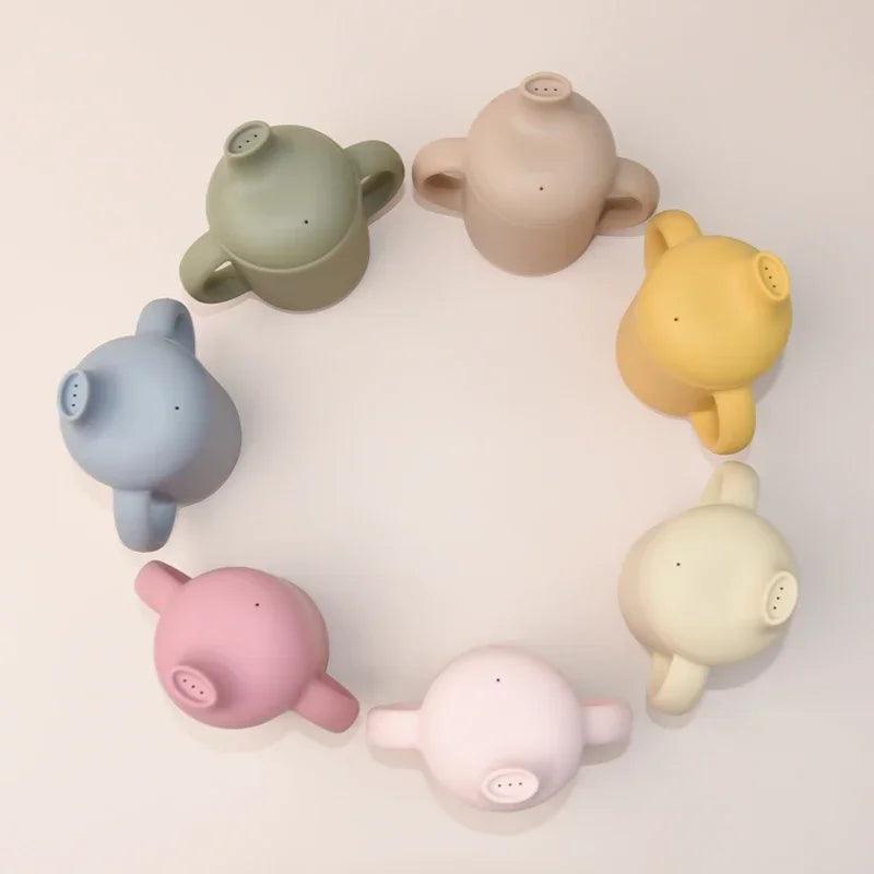 Copo de Silicone Bebê 120 ml - Aprendizado - Brinquedo Montessori #Product_type# - Desenvolvimento infantil