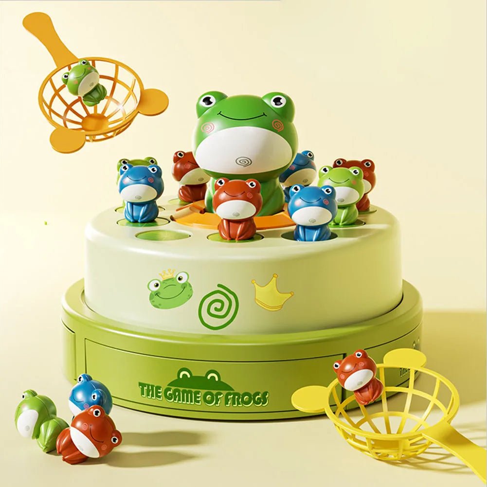 Jogo Sapos Pop - Up - Brinquedo Montessori #Product_type# - Desenvolvimento infantil