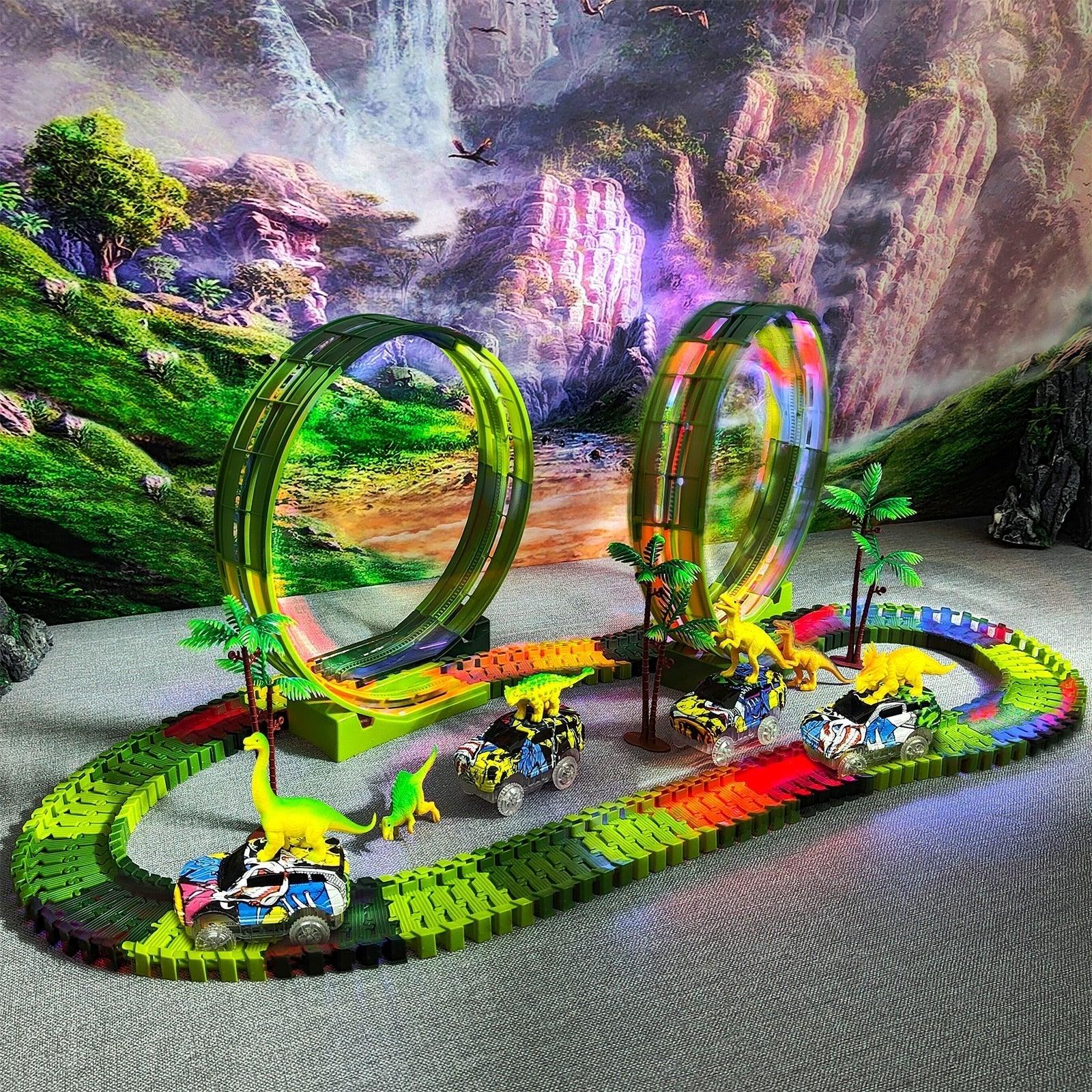 Super Pista de Dinossauros - Edição Limitada - Brinquedo Montessori #Product_type# - Desenvolvimento infantil