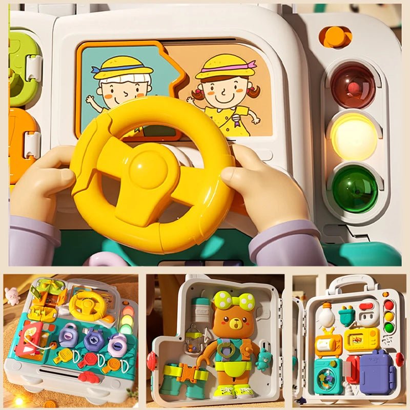 Brinquedo Painel Sensorial - Brinquedo Montessori #Product_type# - Desenvolvimento infantil