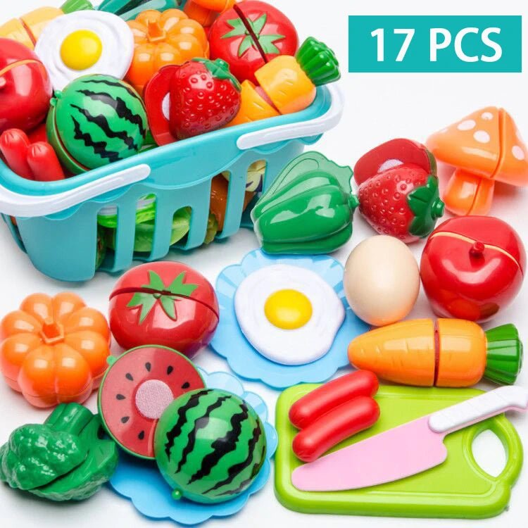Frutas, Vegetais e Acessórios Cozinha Infantil - Brinquedo Montessori #Product_type# - Desenvolvimento infantil