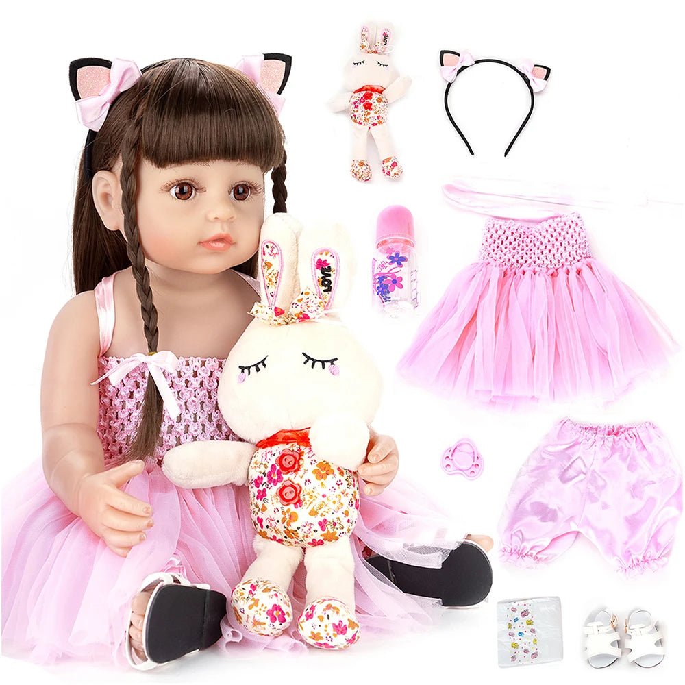 Boneca Reborn Brastoy - Brinquedo Montessori #Product_type# - Desenvolvimento infantil