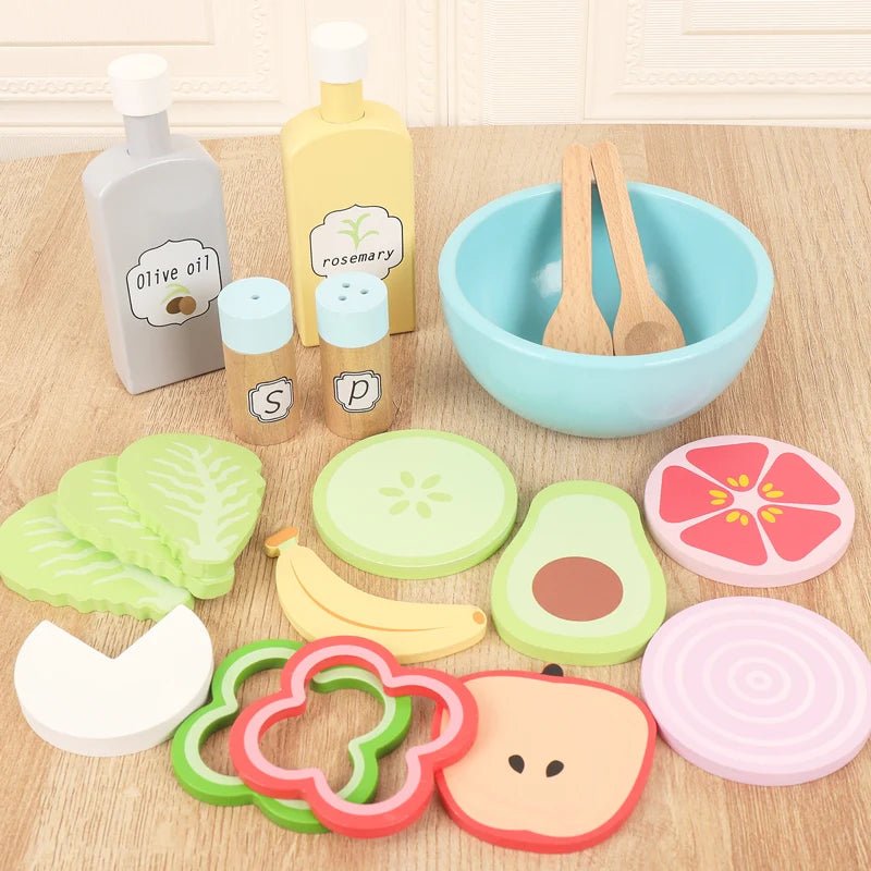 Kit Salada de Brincar - Brinquedo Montessori #Product_type# - Desenvolvimento infantil