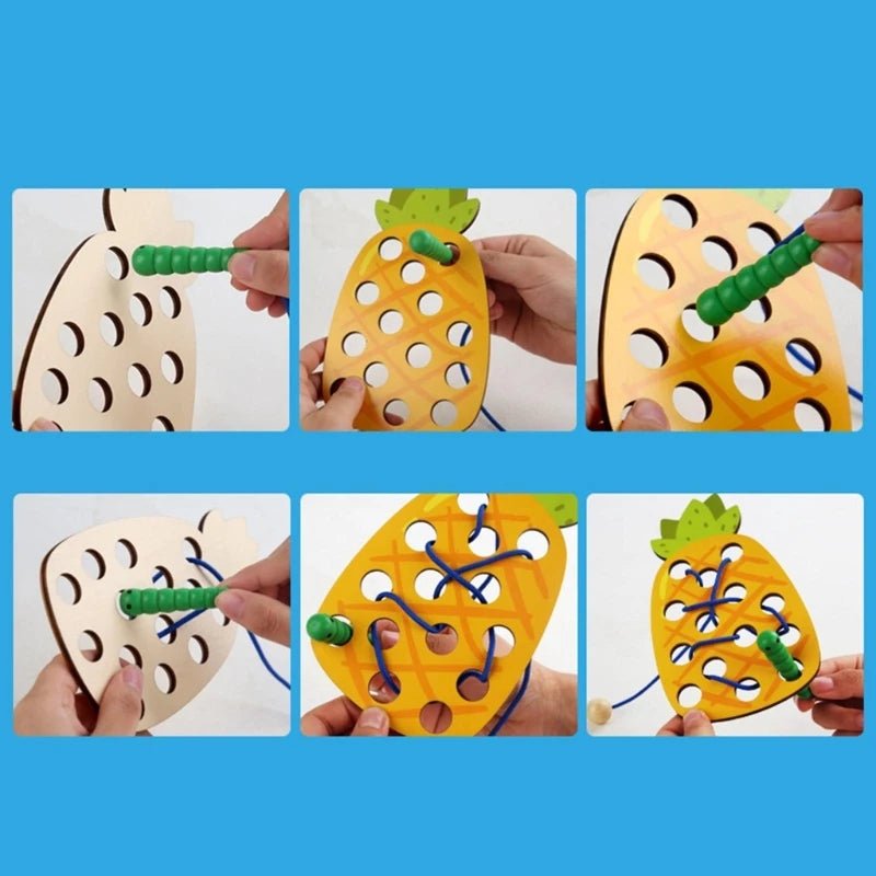 Kit 4 Brinquedos de Alinhavo - Montessori - Brinquedo Montessori #Product_type# - Desenvolvimento infantil