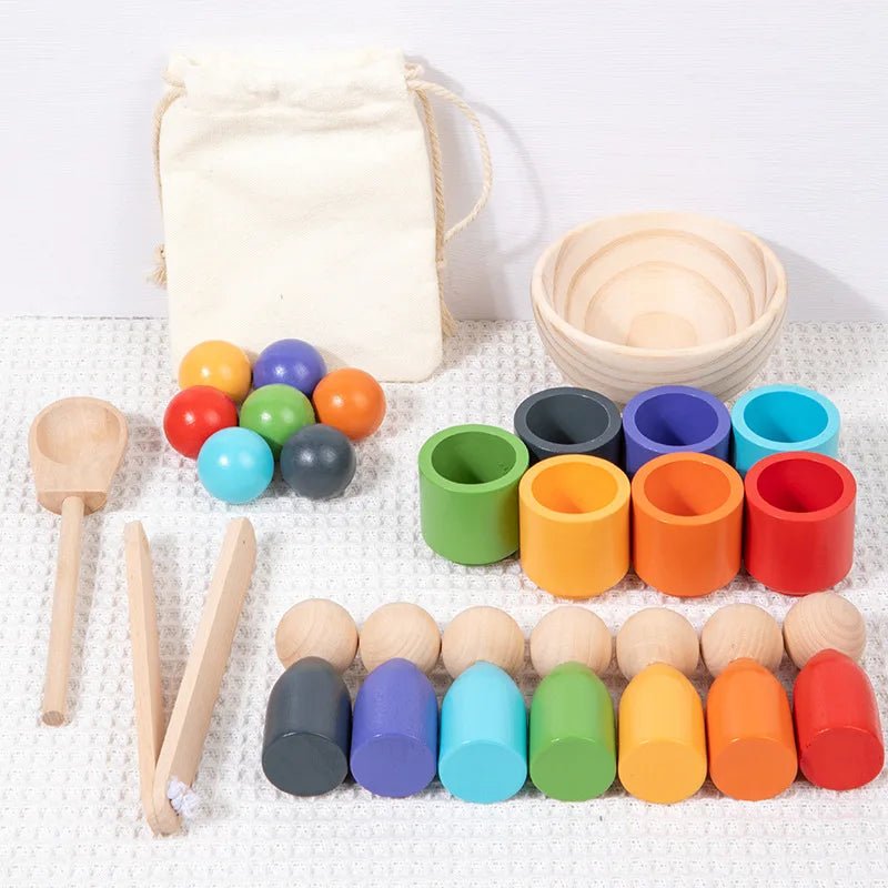 Jogo Montessori de Classificação de Cores - Brinquedo Montessori #Product_type# - Desenvolvimento infantil