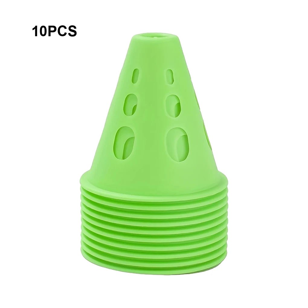 Kit 10 Cones de Plástico Coloridos para Treinamento - Brinquedo Montessori #Product_type# - Desenvolvimento infantil