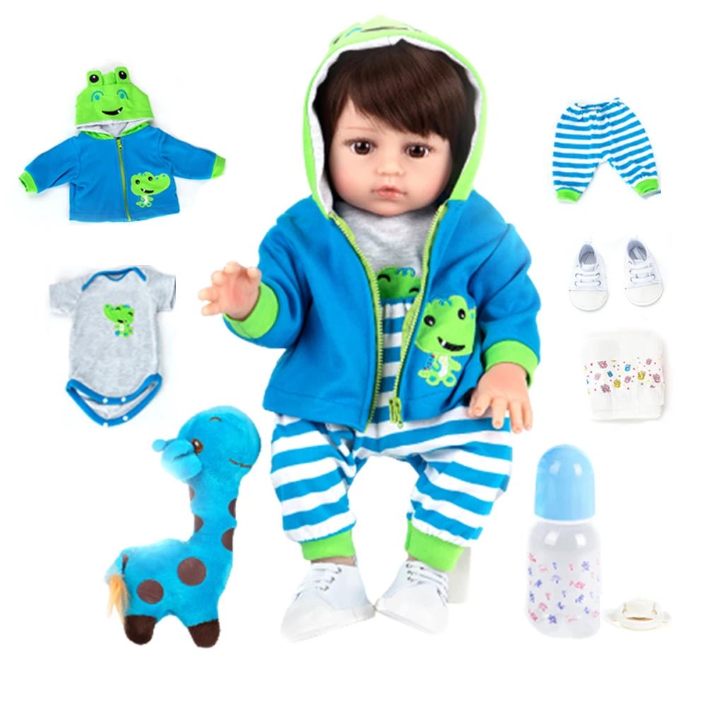 Boneca Reborn Brastoy - Brinquedo Montessori #Product_type# - Desenvolvimento infantil