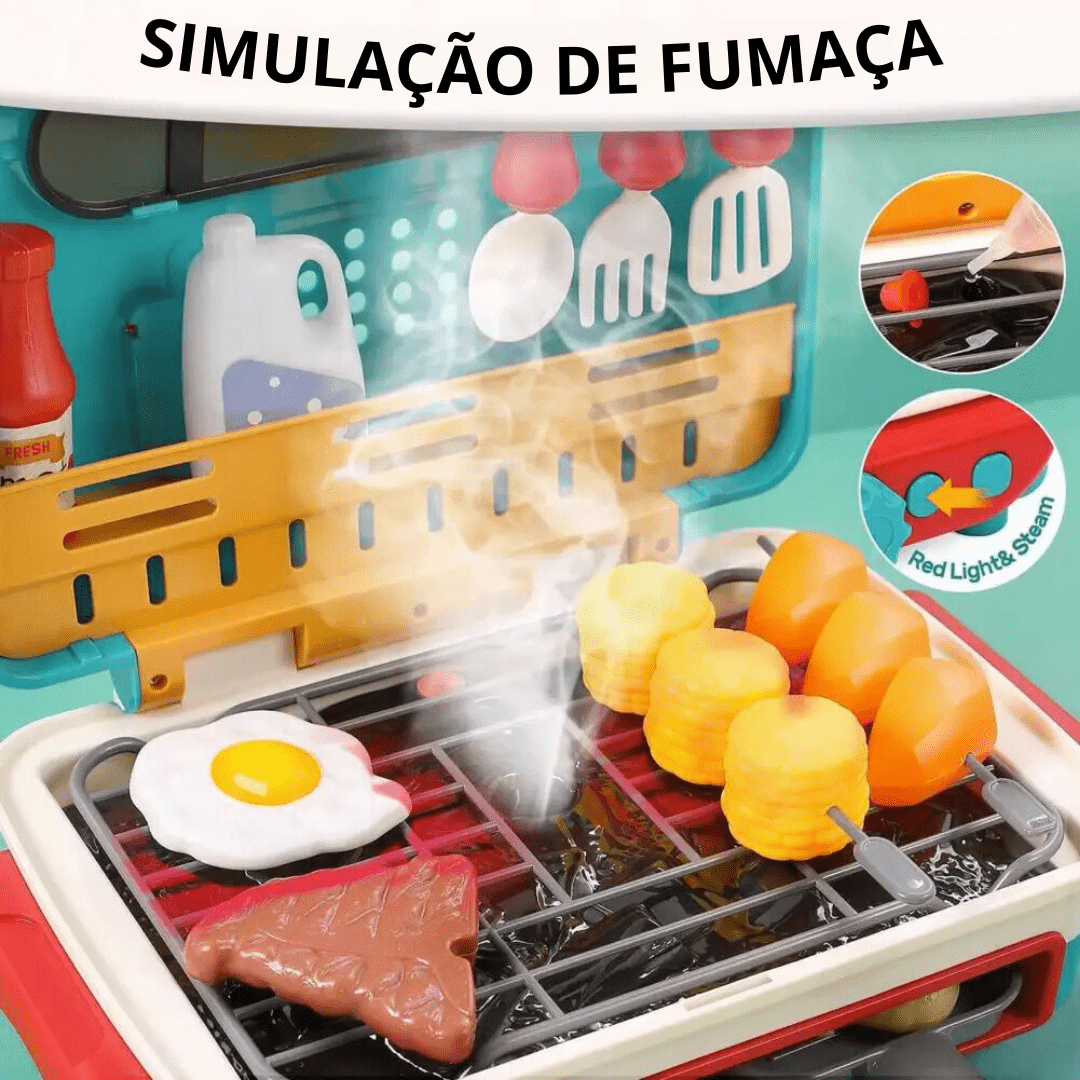 Brinquedo Churrasqueira e Acessórios - Brinquedo Montessori #Product_type# - Desenvolvimento infantil
